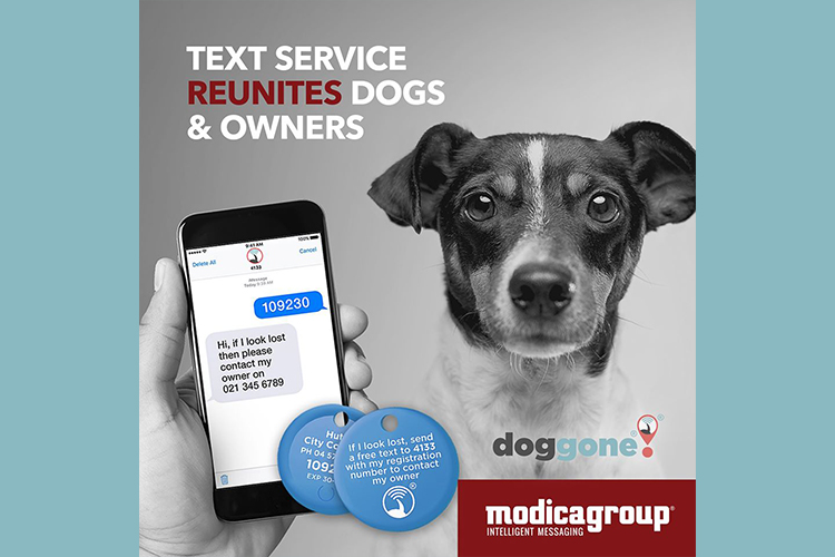 Great support from leading SMS provider for Doggone’s free text service